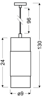 CANDELLUX DECKENLEUCHTE SALE 31-27818 WRING ÜBERHANG 1X60W E27 CHROM TARNSPARENT / WEISS