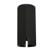 Black tube surface mounted ceiling luminaire 2282831