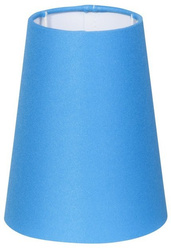 Abajur con albastru 15x12,5cm țesătură E14/PVC Cone Candellux 77-10551