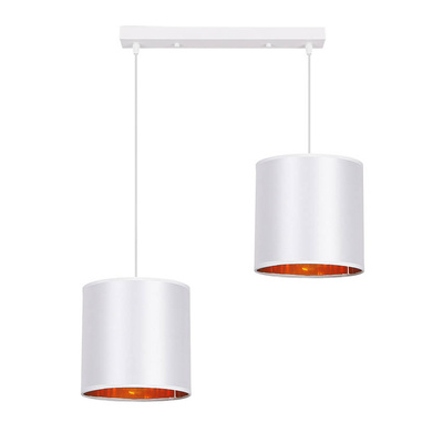 Suspension bande blanche 2xE27 Atlanta 32-00644