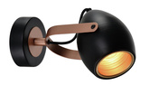 Black and copper adjustable wall lamp E14 40W Anica 91-81391