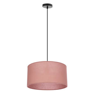 SHANTI pendant lamp black 1x40 E27 pink shade  31-38647