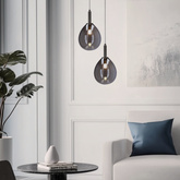 Hängelampe silberner Glasballon LED 6W Lukka Ledea 50133211