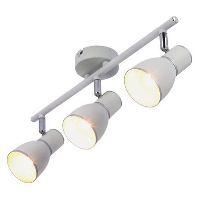 Wandlampenleiste 3X40W E14 weiß/chrom 93-63403