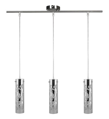 PLAFONNIER CANDELLUX 33-86504 ESTER ZWIS 3XG9 40W NICKEL SATINÉ