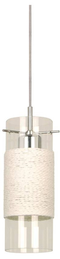 CANDELLUX DECKENLEUCHTE SALE 31-27818 WRING ÜBERHANG 1X60W E27 CHROM TARNSPARENT / WEISS