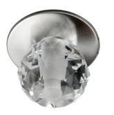 Deckenleuchte satiniertes Nickel-Kristallkugel G4 SK-04 Candellux 2262937