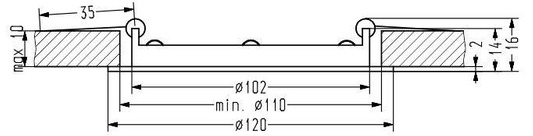 Ceiling luminaire Candellux 2245584 Sp-01 Ip20 Led