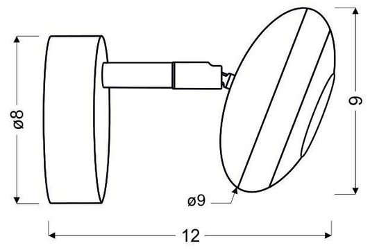 Aplic LED SKIPPER 91-67494 Cap de îmbinare CROM