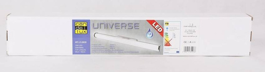 Badezimmer-Wandleuchte LED-Streifen 12W 4000K IP44 62cm Universe Candellux 21-54036