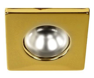 Fixed square gold ceiling luminaire 2276003