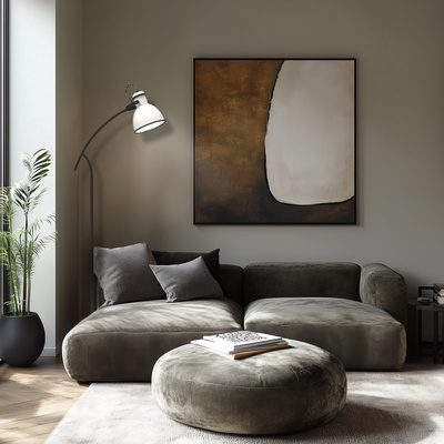 Floor lamp black and white slanted adjustable Zumba Candellux 51 72108