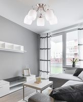 Plafonnier chromé 5x40W Amba Candellux 35-79251