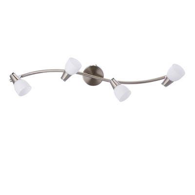 Applique bande 4X40W G9 nickel mat/chrome blanc SELIA 94-70005