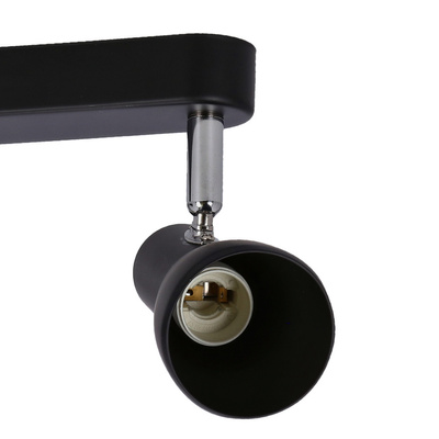 Lampa ścienna sufitowa listwa czarna 2x40W Picardo 92-50717