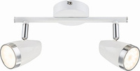 Plafoniera perete banda alba spot LED 2x40W Blanca 92-44013