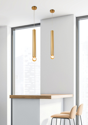 Pendelleuchte gold 50cm Austin Ledea 50101231