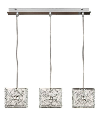 Candellux 33-60184 Alpha Überhang 3X40W G9 Chrom Deckenleuchte