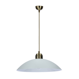 Lampa wisząca biała szklana 30cm Monti 31-54234