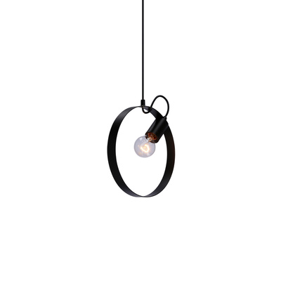 Lampa wisząca czarna metalowa Nexo Ledea 50101199