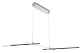 Lampa suspendata APETI THASOS LED 23W 103cm crom