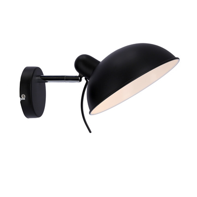 Wall lamp sconce 1X40W E14 black DURIO 21-53589