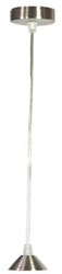 LUMINAIRE 1X60W E27 NICKEL MATT