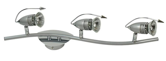 Deckenleuchte Candellux 93-09879 Thunder Strip 3*50W GU10 230V Anthrazit Chrom