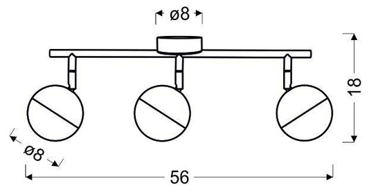 Applique LED 3x3W RGB PARTY 93-67777 bande CHROM