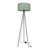 SHANTI floor lamp black 1x40W E27 mint shade 51-38753