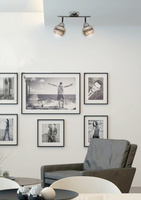 Wandlampenleiste 2X10W E14 LED Chrom FORT 92-62819