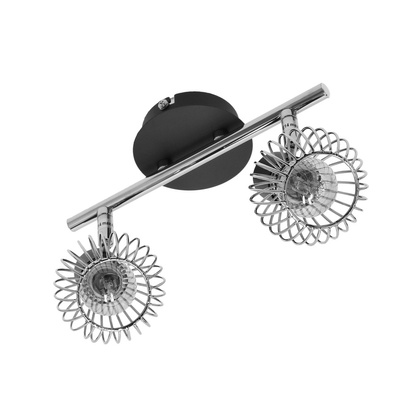 Wandleuchte candellux oslo 92-61843 e14 schwarz/chrom