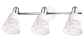 Lampa ścienna sufitowa kinkiet chrob/biały 3x40W E14 Discovery 93-62178