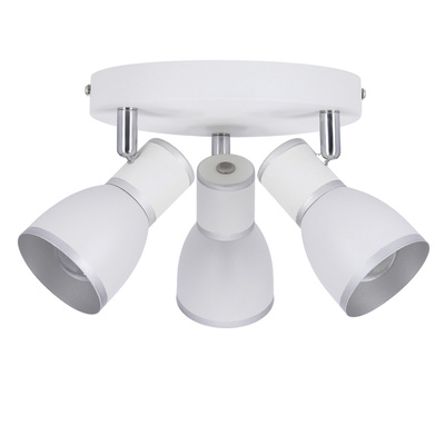 Ceiling lamp candellux fido 98-63397 plafond e14 white + chrome