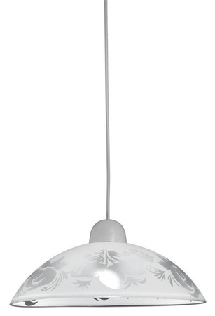 Lampa wisząca Beris szklana pojedyncza z kloszem nad stół E27 do kuchni