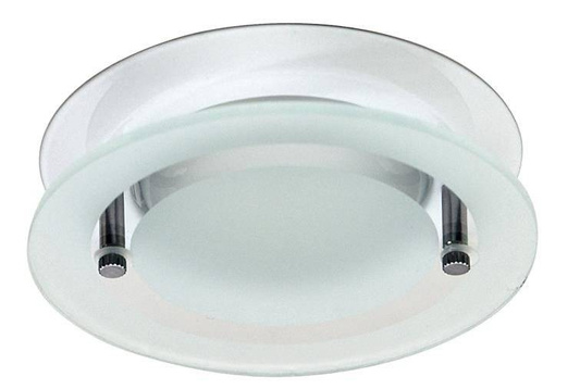 Plafonnier rond blanc avec verre OZS-08 2277501