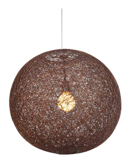 Suspension boule marron 50cm Caruba 31-26906