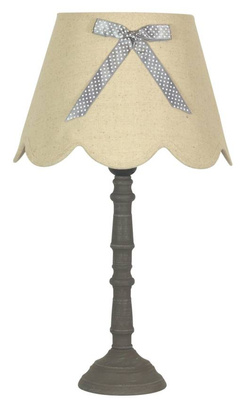 Linen table lamp 60W E27 Vibu 41-28365