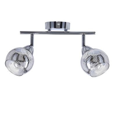 Lampa ścienna listwa 2X10W E14 LED chrom FORT 92-62819