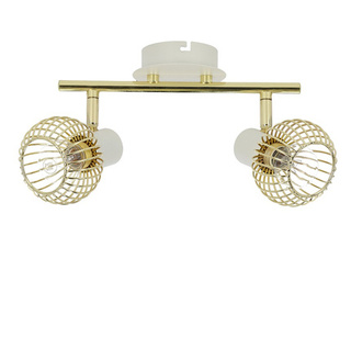 Wall lamp 2xE14 26cm Oslo 92-61805 Strip White/Gold
