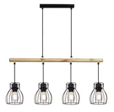 Hanging lamp black 4x60W Bernita 34-78117