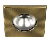 Candellux Deckenleuchte feststehend quadratisch gold patiniert 2276005