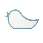 lampa de masa bird pentru copii led iq kids albastru