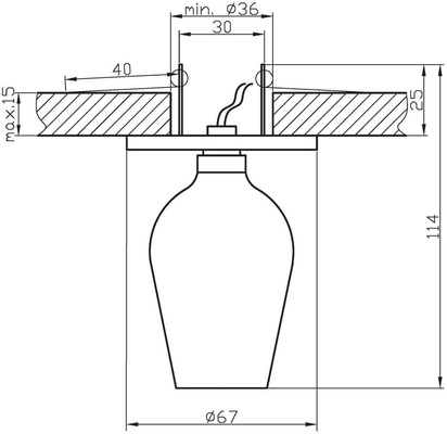 PLAFONNIER G4 2299764