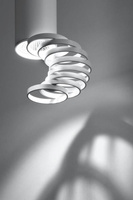 Tube blanc avec anneaux réglables Candellux 2282756