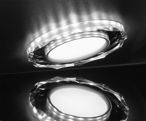 Ceiling Light Eyelet Candellux Ssp-25 Ch/Tr+Wh 8W Led 230V Ring Led White