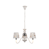 Candelabru alb suspendat 3xE14 Batley Ledea 50203109