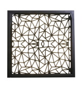 Laser 2 Black ceiling lamp 1x18w led