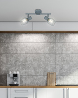 Bandă aplică 2X40W E14 gri VIKING 92-68026