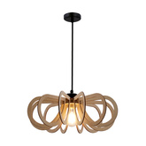 ECO 5 SUSPENSION 1X40 E27 ABAT-JOUR BOIS